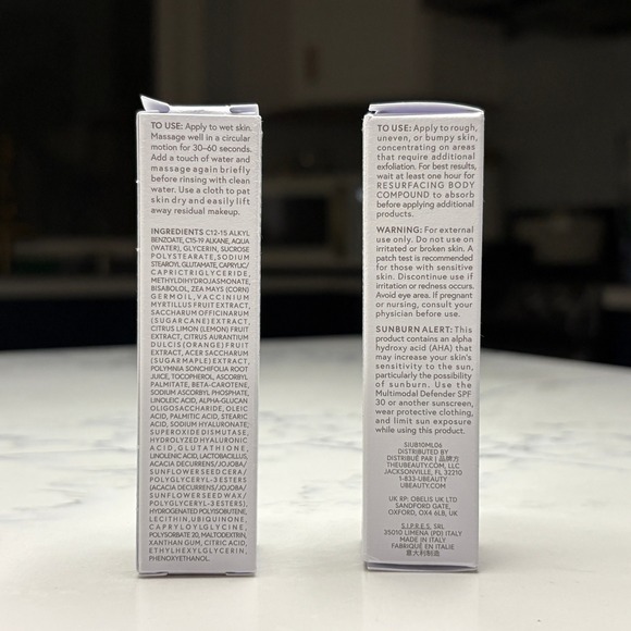 U Beauty The Mantle Skin Conditioning Wash & Resurfacing Body Compound 10ml Set - Picture 3 of 3